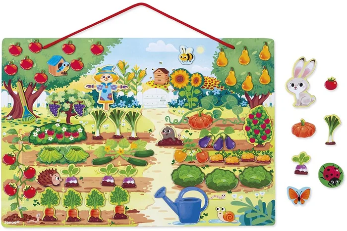 Janod Magnetwand – Gemüsegarten