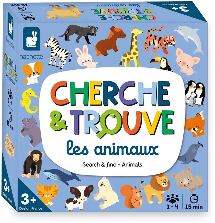 Janod-Spiel – Wimmelbild – Tiere