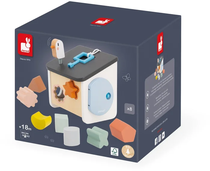 Janod Sweet Cocoon – Vogelhaus-Formsortierer