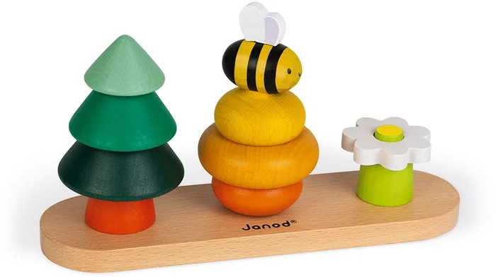 Janod WWF Spiel Stapelfigur der Wald