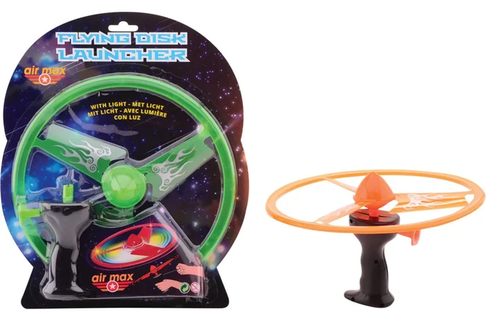 Johntoy – Air Max Scheibenwerfer mit Licht, sortiert