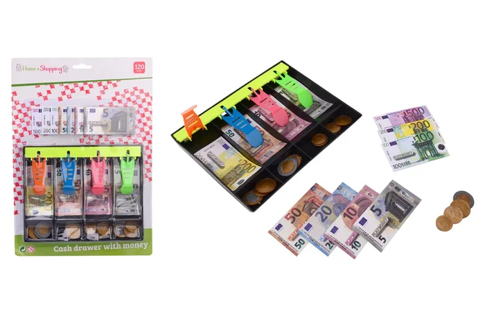 Johntoy – Euro Spielgeld mit Kassenlade