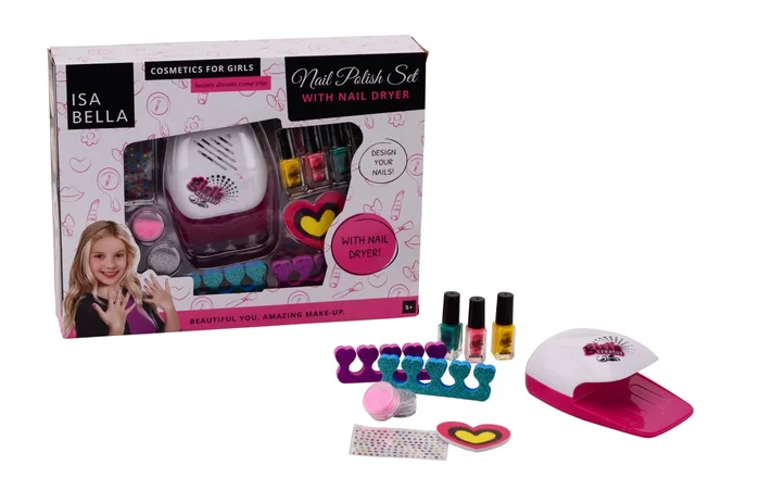 Johntoy – Isabella Nagellack in Box mit Nageltrockner