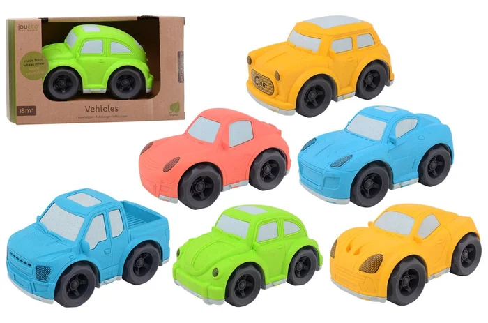 Jouéco® – Fahrzeug aus Bio Kunststoff, 6-fach sortiert