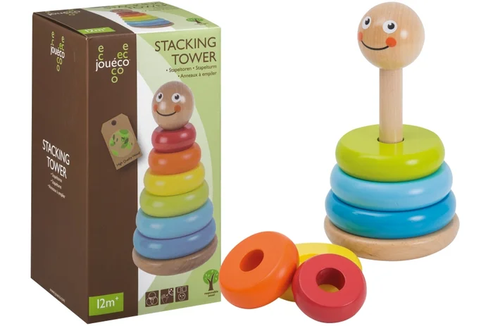 Jouéco® – Stacking Tower Stapelturm aus Holz