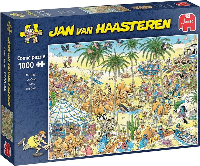 Jumbo 20048 Die Oase-1000 Teile Puzzlespiel, Mehrfarbig
