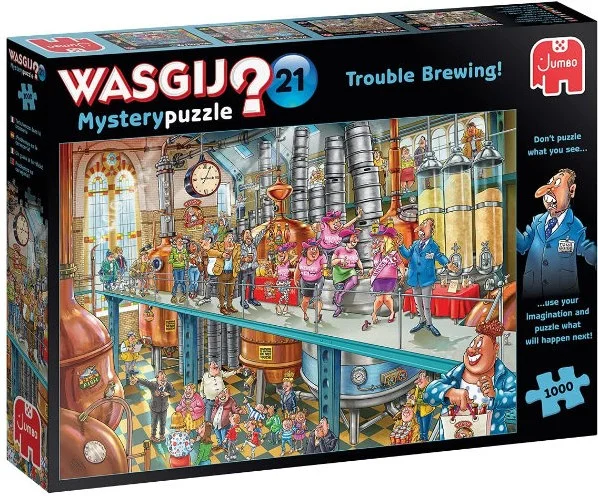 Jumbo 25006 Mystery 21-1000 Teile Puzzlespiel, Mehrfarbig