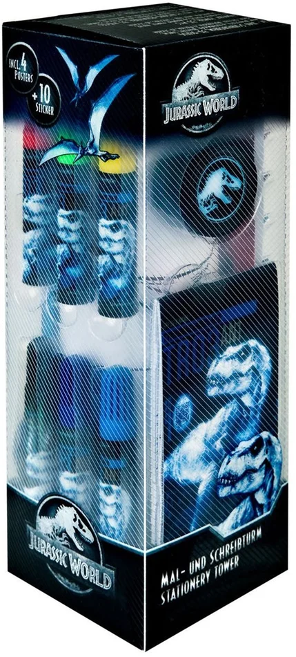 Jurassic World Schrijfwaren Torenset, 35dlg.
