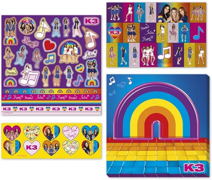 K3-Aufkleberset 830233