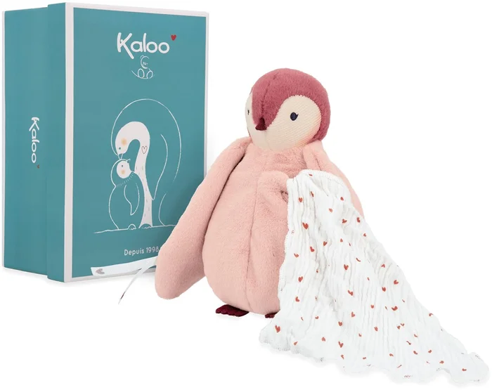 Kaloo Complices – Pinguin Pink mit Kusstuch
