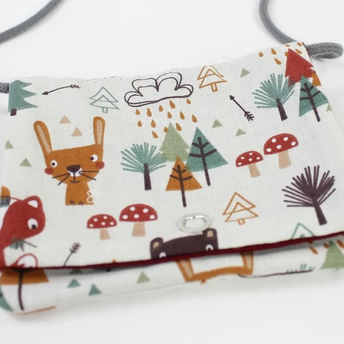 Kinder-Brustbeutel mit Waldtieren