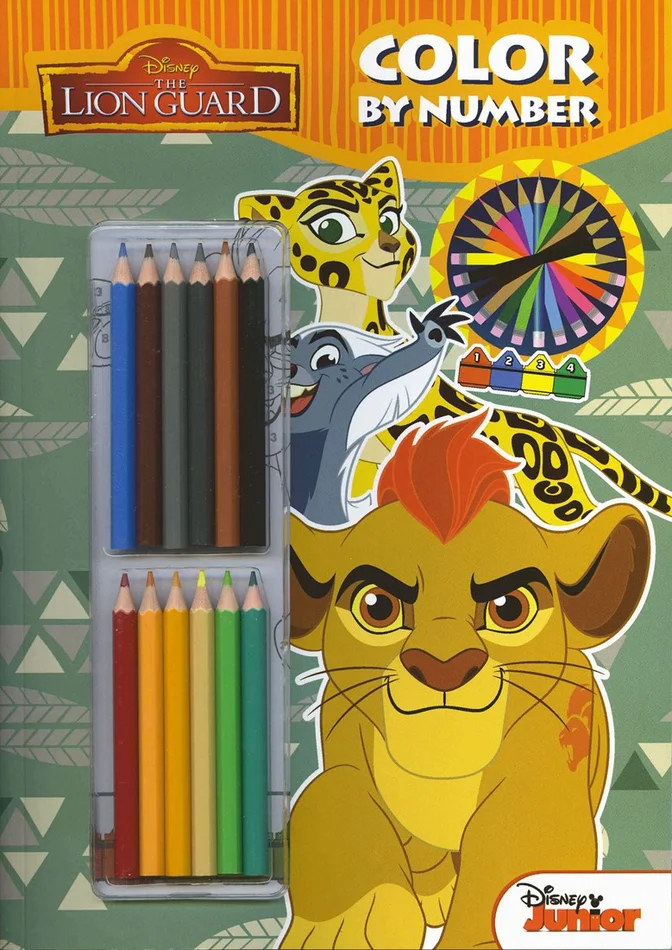 Kleuren op Nummer – Lion King