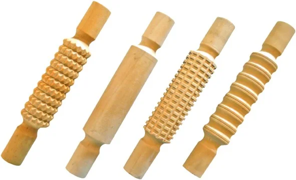 Knead roll stamps set of 4