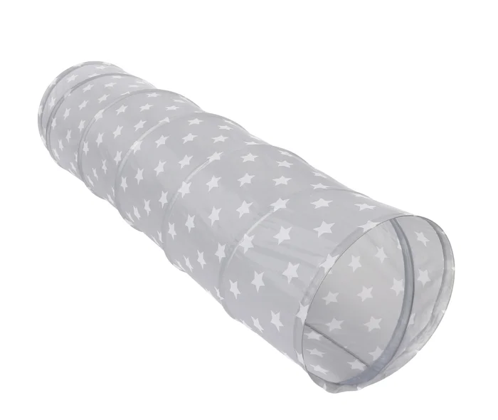 Knorrtoys – Spieltunnel Stars, grau/weiß
