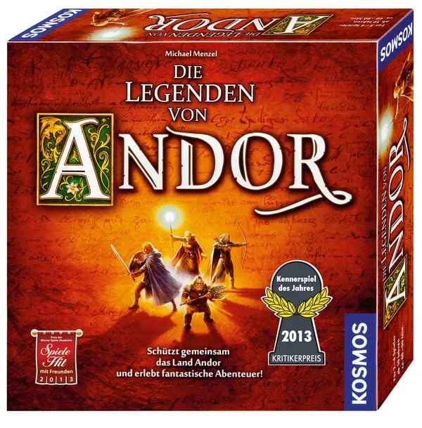 Kosmos Die Legenden von Andor – Spiel