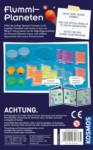 Kosmos Experimentierkasten – Flummi-Planeten