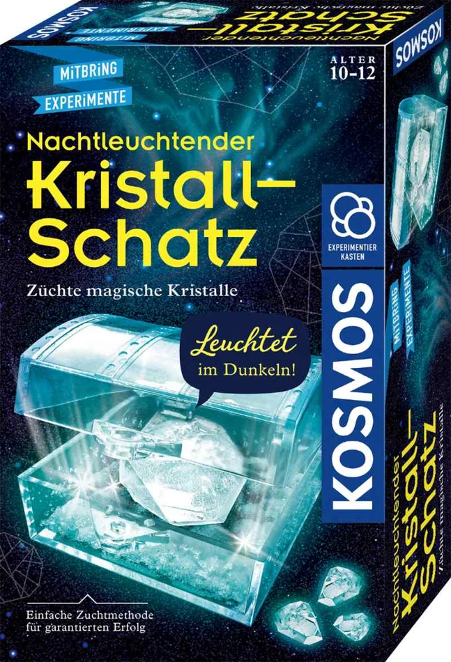 Kosmos Mitbringexperimente – Nachtleuchtender Kristall-Schatz