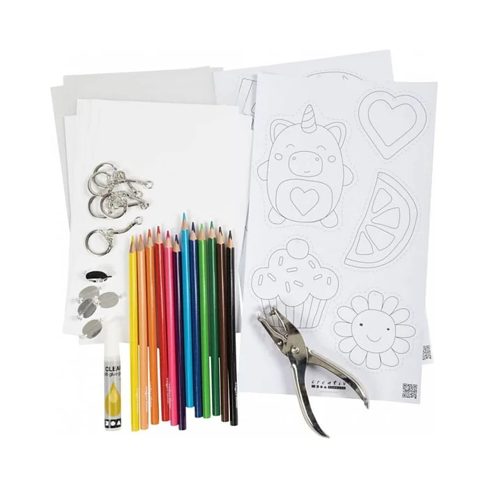 Kreativ Mix Plastikschrumpfplatten Accessoires