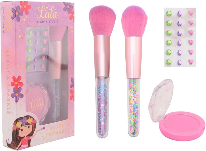 LaLa – Blush en brush set met stickers 2 assorti