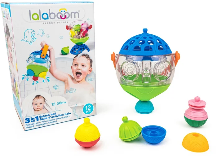 Lalaboom Spritzball und Bildungskugeln (12 Stück)