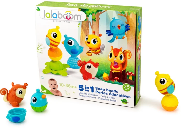 Lalaboom Tier-Set Geschenkbox (25 Stück)