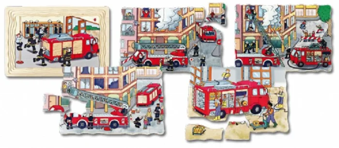 Layer-Puzzle „Fire Brigade“