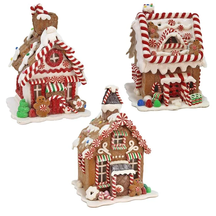 Lebkuchenhaus Deko mit Beleuchtung – Kurt S. Adler