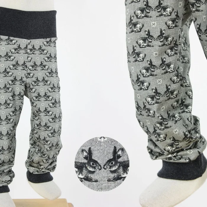 Leggings für Kinder mit Hasen