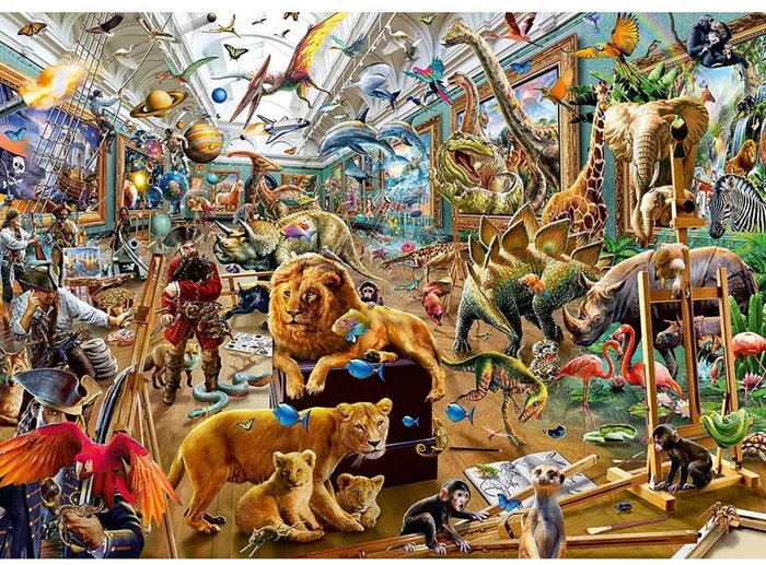 Legpuzzel Chaos In De Galerie, 1000st.