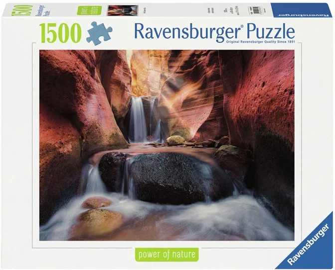 Legpuzzel Der Wasserfall Im Red Canyon, 1500st.