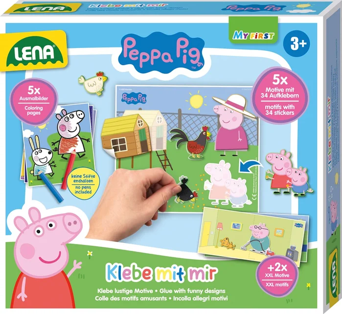 Lena Lena Leren Lijmen Peppa Pig