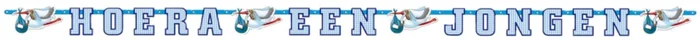 Letterslinger Hoera een Jongen