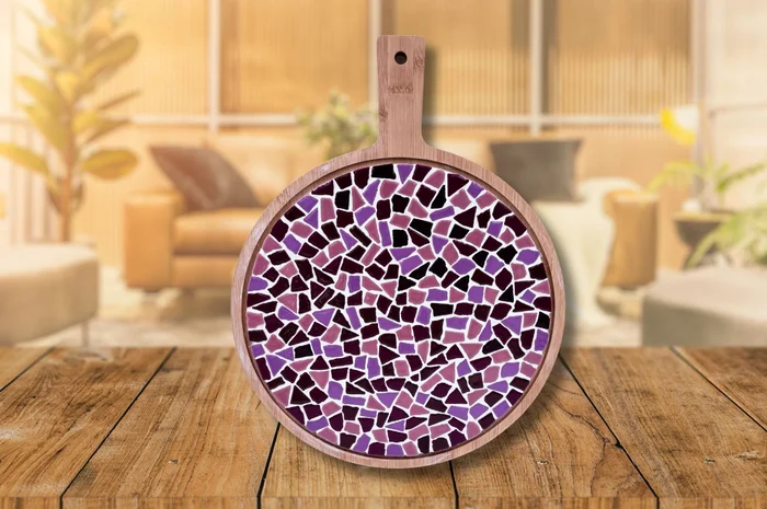 Little Creations LC DIY Ronde borrelplank oud-roze