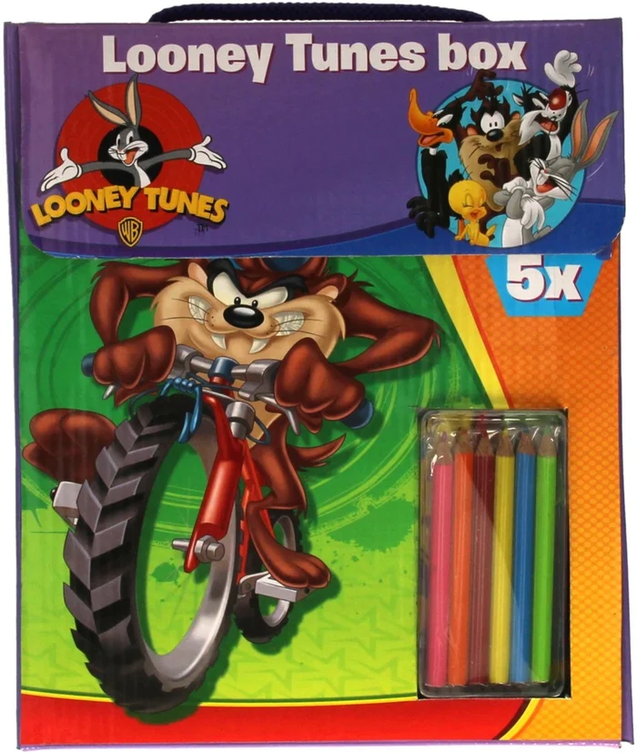 Looney Tunes Kleurboekenbox met Kleurpotloden