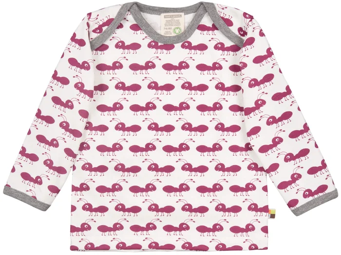 Loud+Proud Langarm Shirt Ameise Orchid