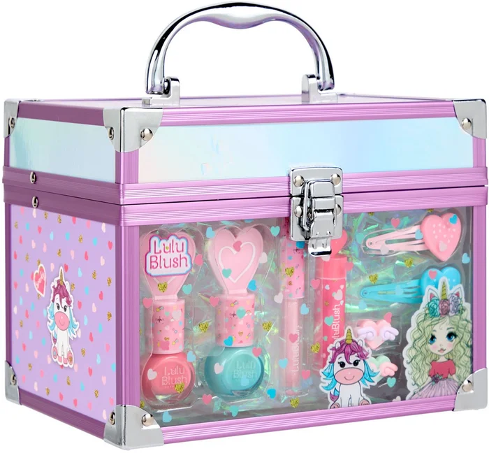 Lulu Blush Make-Up Koffer Transparant