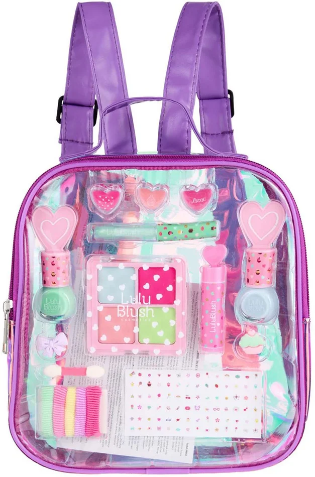 Lulu Blush Make-Up Set in Rugzak