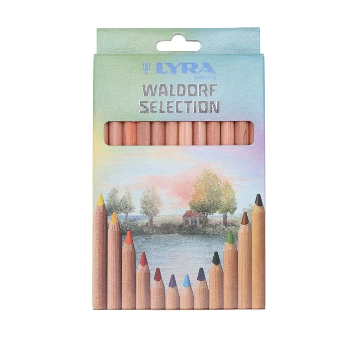 LYRA – Buntstifte Super Ferby Waldorf Selection, farbig sortiert 12 Stück