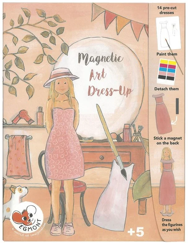 Magnetische Aankleedpop. 23×18 cm. 3+