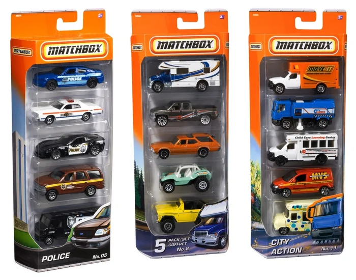 Matchbox – Autos 5er Geschenkset, sortiert