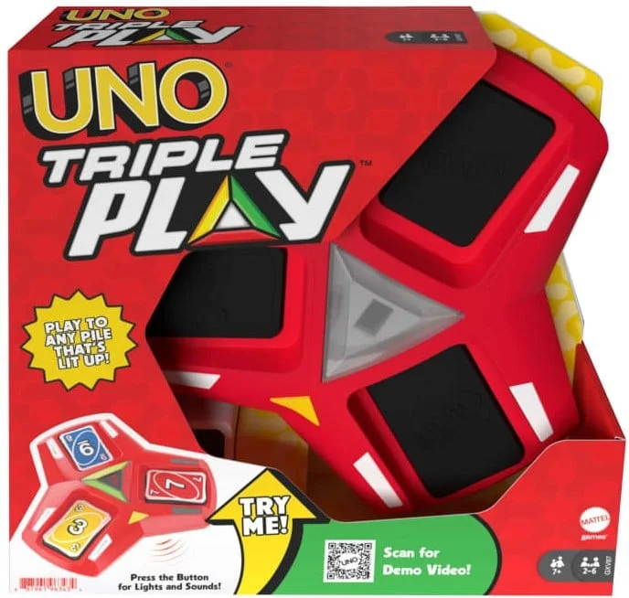 Mattel UNO Triple-Spiel