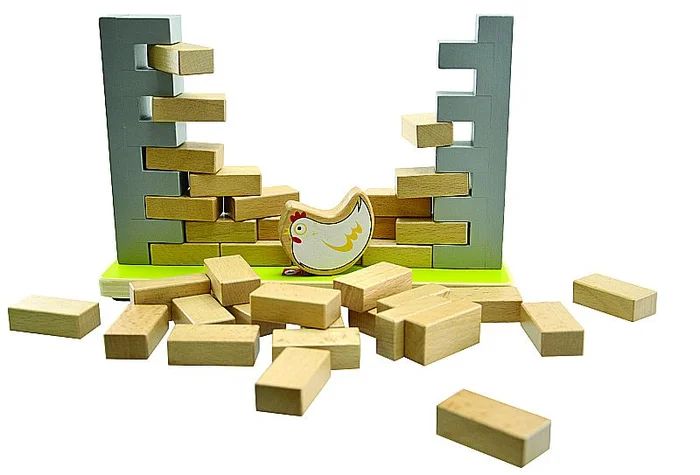 Mauerhühnchen – Geschicklichkeitsspiel, Strategiespiel