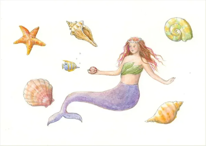Meerjungfrau (lila)