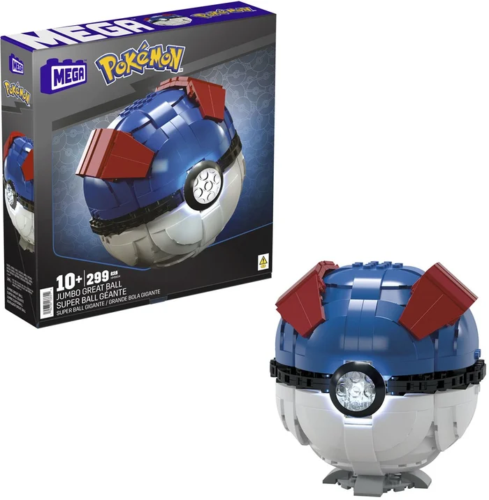Mega Construx Pokemon Bouwset Jumbo Greatt Ball