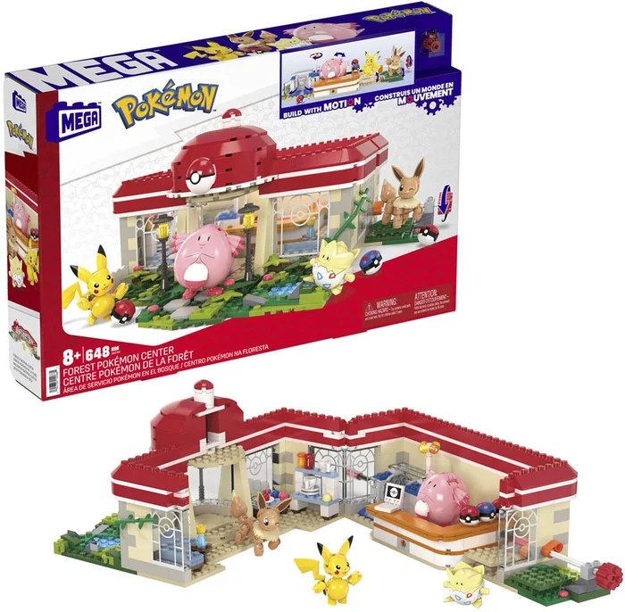 Mega Construx Pokemon Bouwset Pokemoncentrum in het Bos