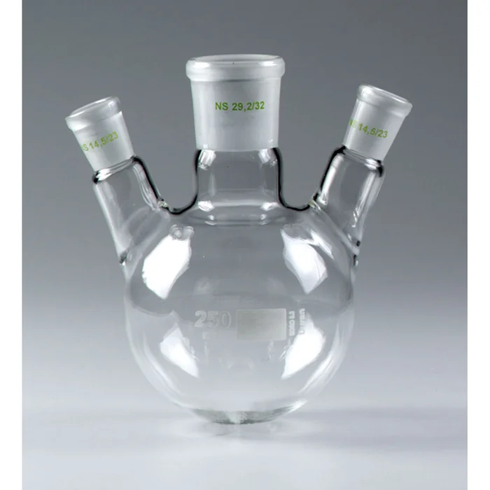 Mehrhals-Rundkolben aus Borosilikat