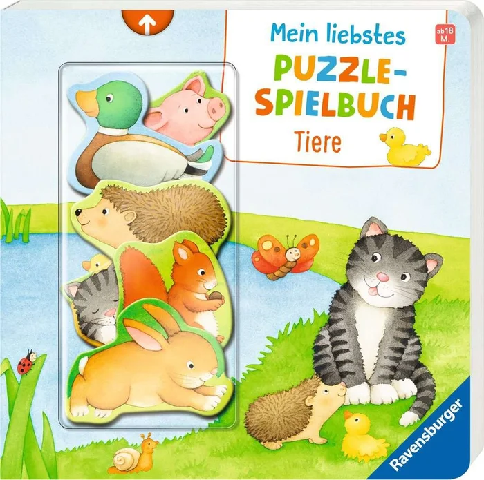Mein liebstes Puzzle-Spielbuch – Tiere