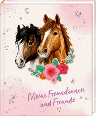 Meine Freunde Freundebuch Pferdefreunde Blüten