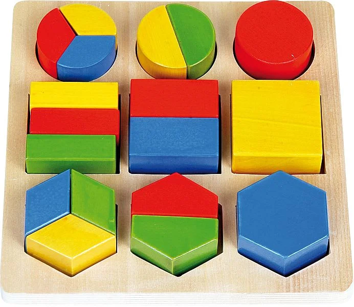 Mengenbrett – Zuordnungsspiel Formen und Farben