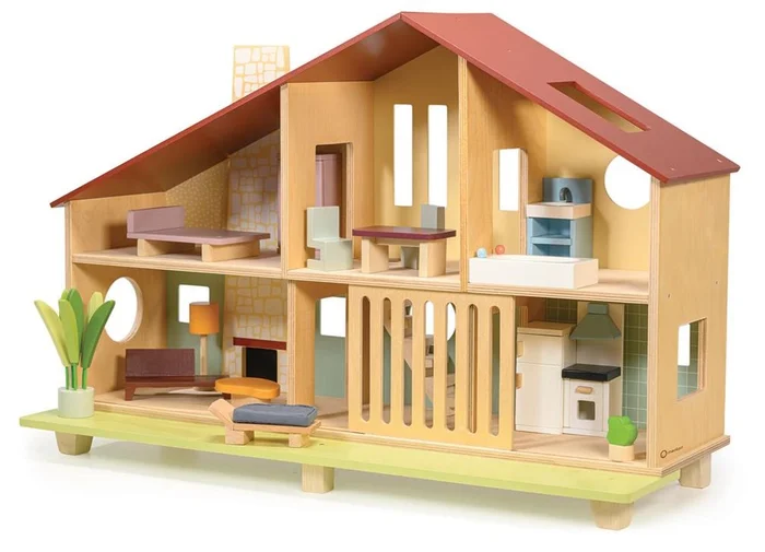 Mentari Cedar Chalet Met Meubels